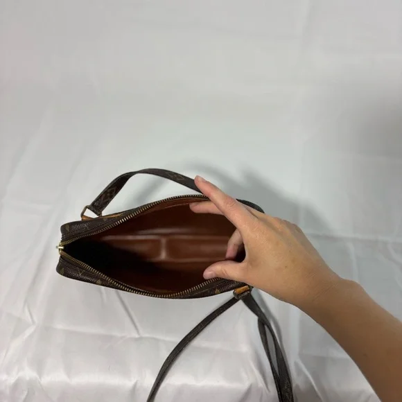 Louis Vuitton Dark Brown Monogram Crossbody Bag - Picture 4 of 5